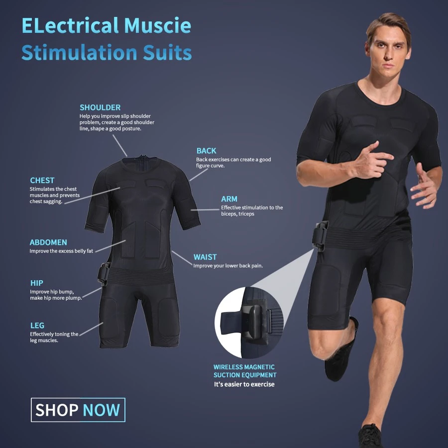 Wireless Electrode Muscle Stimulate Ems Training Suit